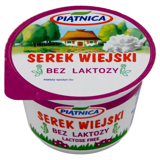 PIĄTNICA Serek wiejski bez laktozy