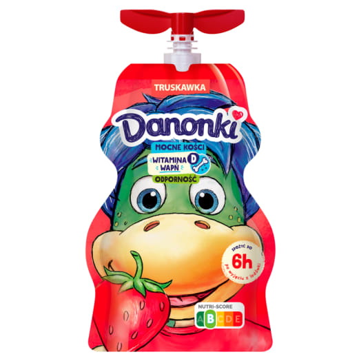 DANONKI Jogurt truskawkowy - saszetka