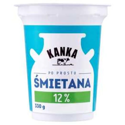 KANKA Śmietana mleczna (12% tł.)