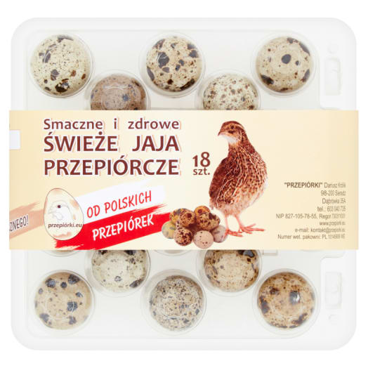 BIO PLANET Jaja przepiórcze - 18 szt.