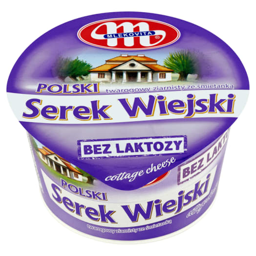 MLEKOVITA Bez laktozy Serek wiejski bez laktozy