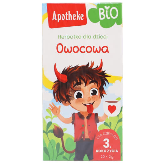 APOTHEKE Herbatka dla dzieci - owocowa (po 3 roku życia) BIO 20 torebek ex.