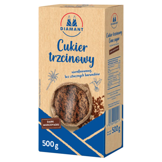 DIAMANT Dark Muscovado Cukier trzcinowy Dark Muscovado nierafinowany