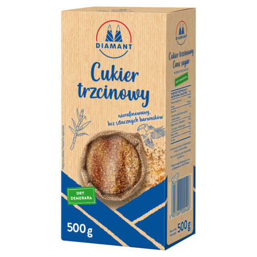 DIAMANT Cukier trzcinowy Demerara nierafinowany