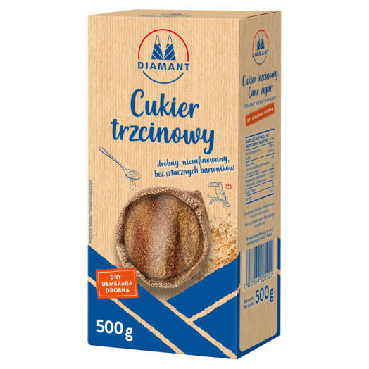 DIAMANT Cukier trzcinowy Demerara drobny