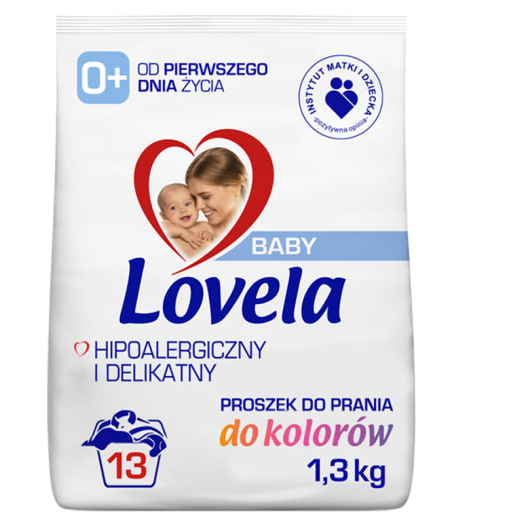 LOVELA Baby Hipoalergiczny proszek do prania kolor dla dzieci (13 prań)