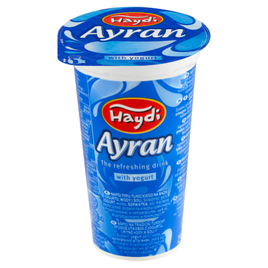 HAYDI Ayran z dodatkiem jogurtu - napój turecki (na bazie mleka fermentowanego)