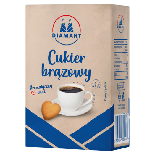 DIAMANT Cukier brązowy z dodatkiem cukru palonego