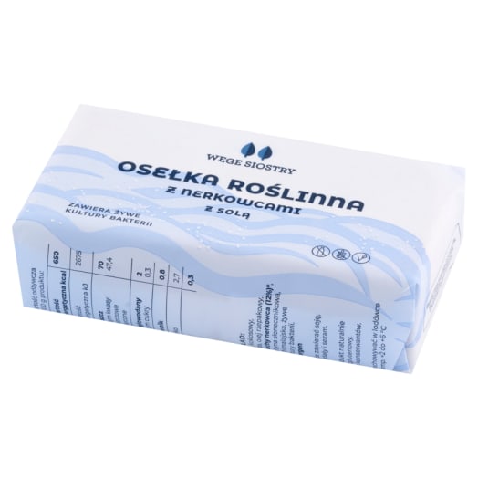 WEGE SIOSTRY Osełka roślinna z nerkowcami i solą