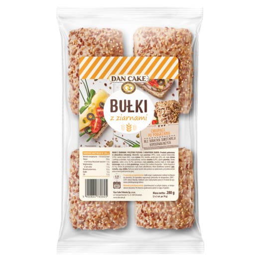 DAN CAKE Bułki wieloziarniste do odpieku