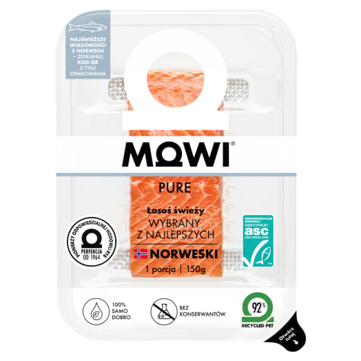 MOWI Łosoś świeży ze skórą