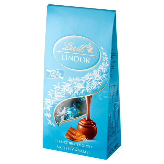 LINDT Lindor Praliny z mlecznej czekolady z karmelowym nadzieniem