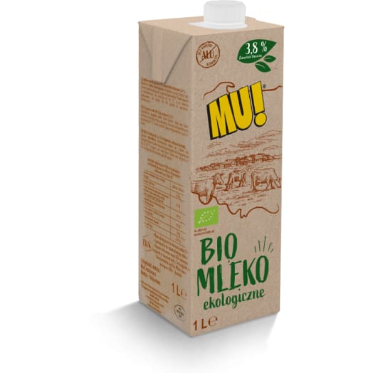 MU! Mleko UHT ekologiczne (3,8 % tł.) BIO