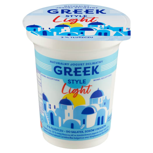 GREEK STYLE Jogurt naturalny typu greckiego light (tł. 3%)