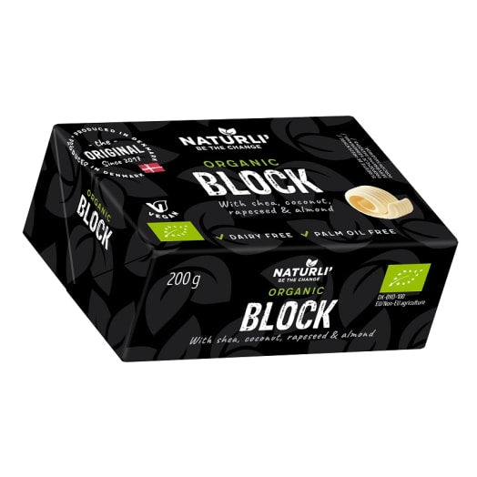 NATURLI Kostka wegańska do smarowania pieczywa BIO